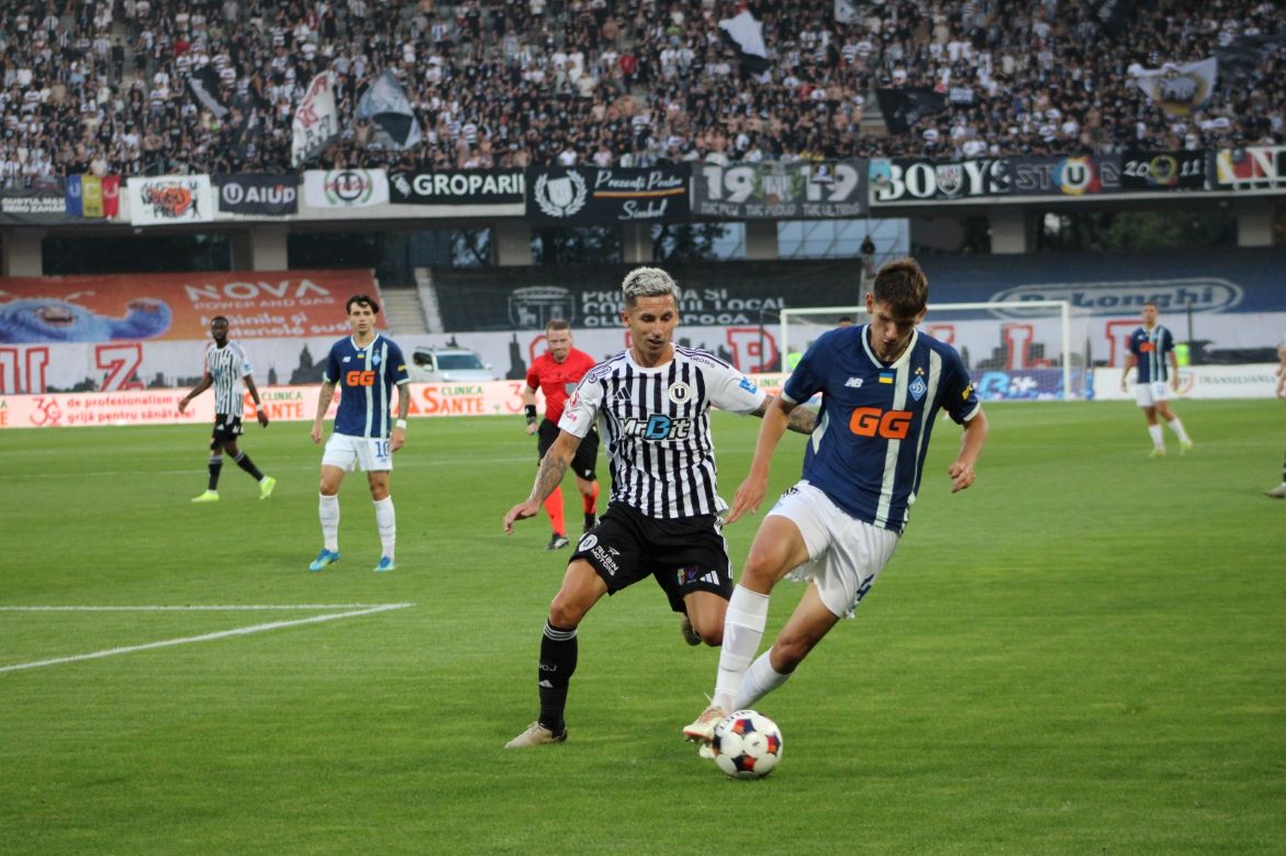 „U” a fost eliminată de Dinamo Kiev / Foto: Mădălina IVAN