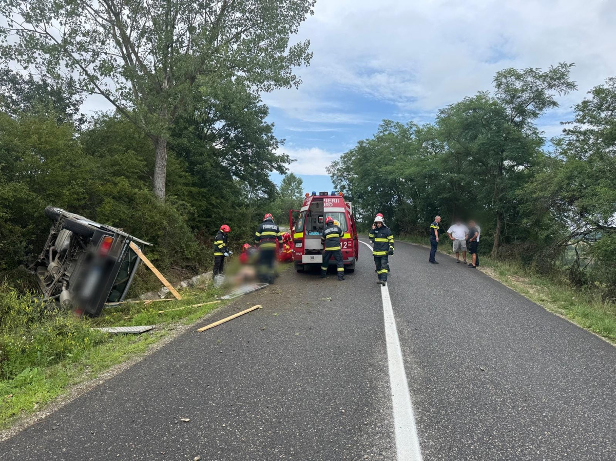 Un grav accident rutier s-a produs miercuri