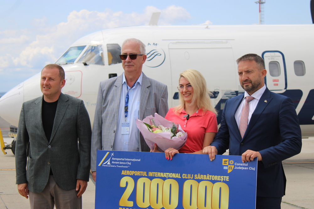 Aeroportul Cluj a ajuns la 2 milioane de pasageri mai devreme decât în 2025 / Foto: Mădălina Ivan- monitorulcj.ro