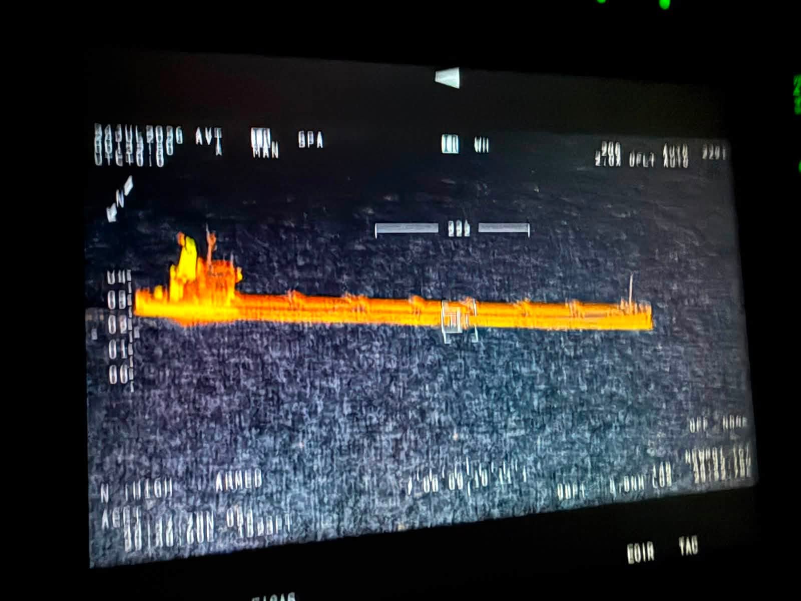 Navă comercială avariată în Marea Neagră. DSU: „Posibil impact cu o dronă maritimă”|Foto: Departamentul pentru Situații de Urgență - Facebook