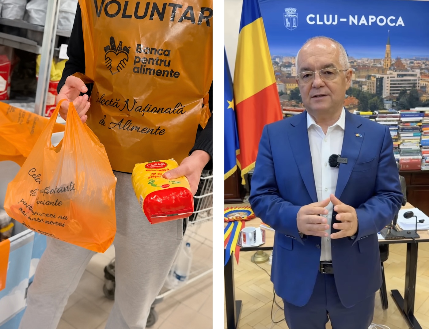 Primăria Cluj-Napoca extinde colaborarea cu Banca de Alimente Cluj | Foto: Captură de ecran Facebook