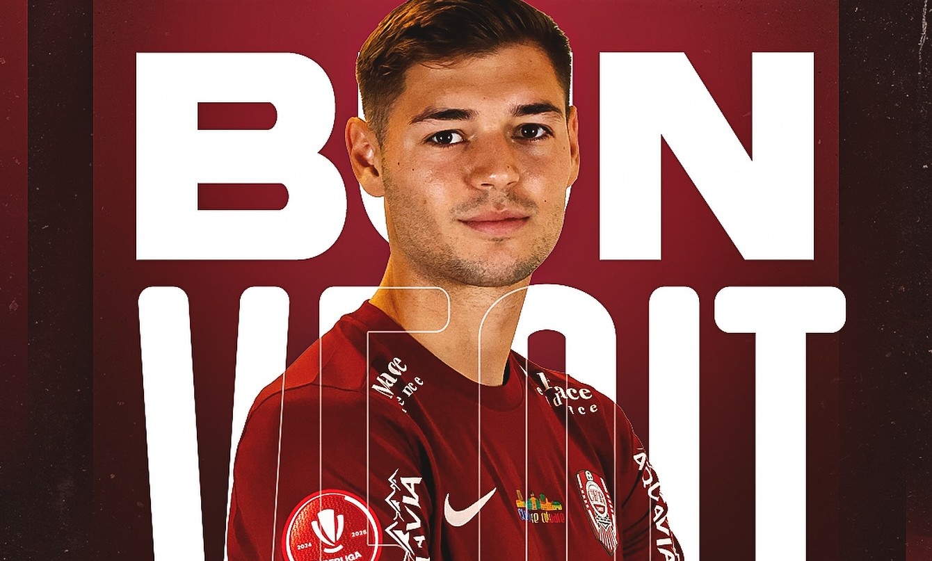 Sănătatea Cluj l-a transferat pe Tudor Cociș de la CFR Cluj / Foto: CFR 1907 Cluj Facebook