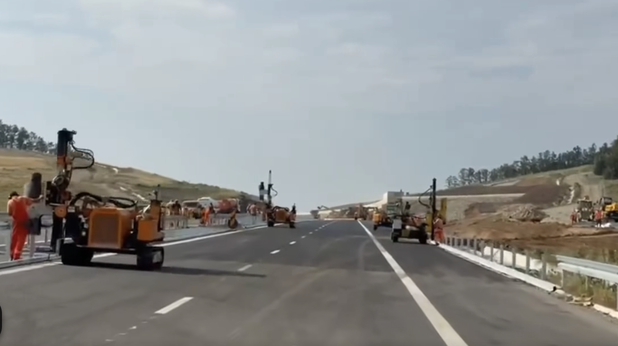 Autostrada Transilvania: Începe recepția pe lotul Zimbor - Poarta Sălajului | Foto: Captură video Facebook