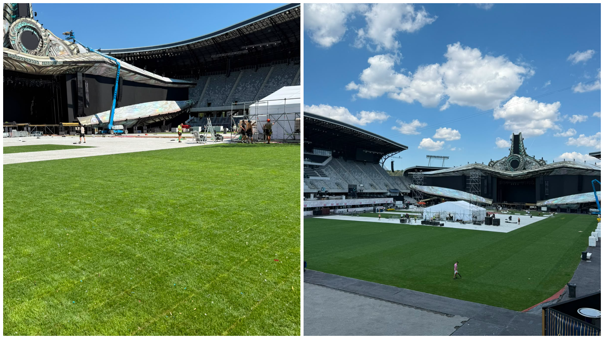 Gazonul de pe Cluj Arena a trecut testul UNTOLD / Foto: CJ Cluj