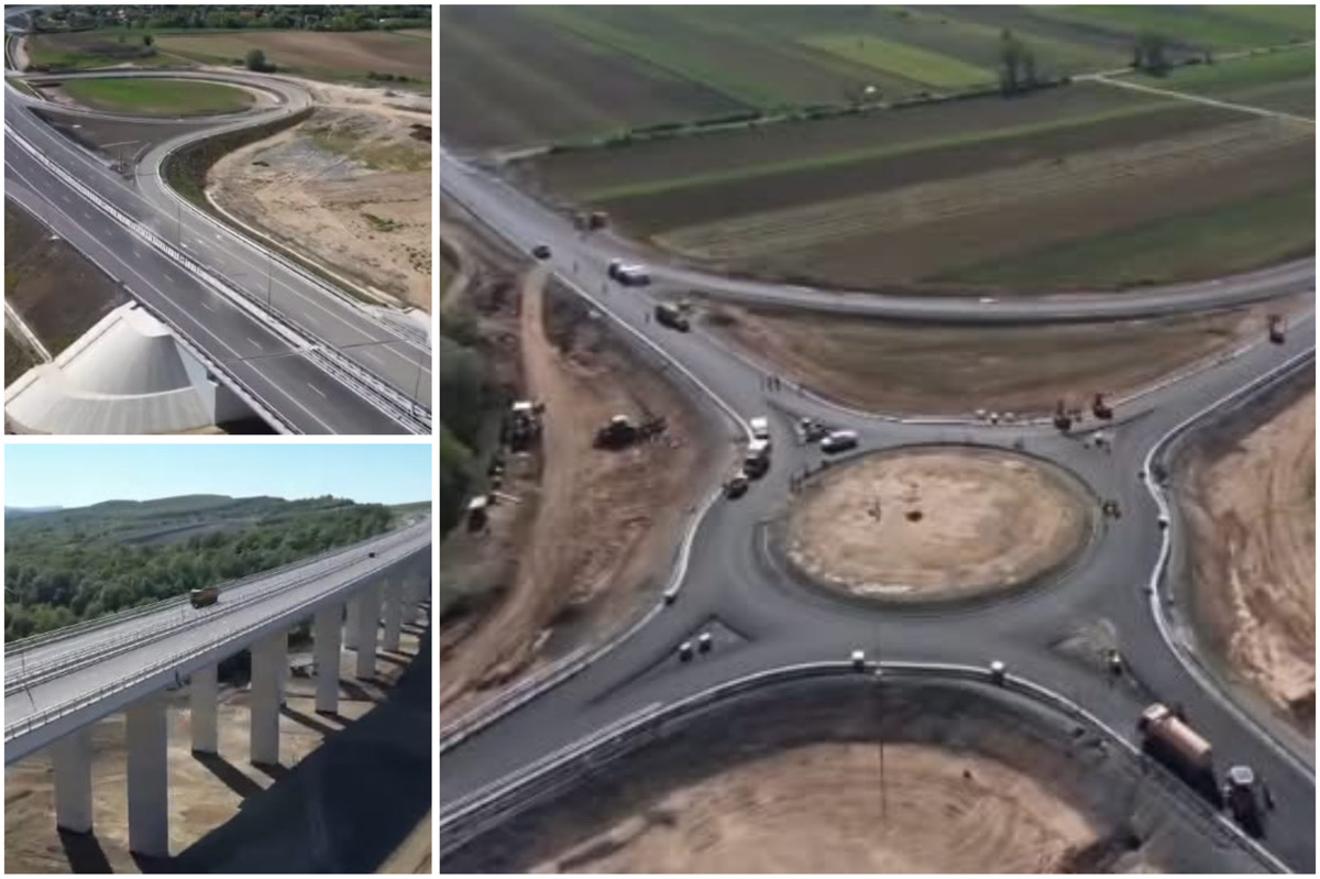 Circulația pe un nou tronson al Autostrăzii Transilvania va fi deschisă marți