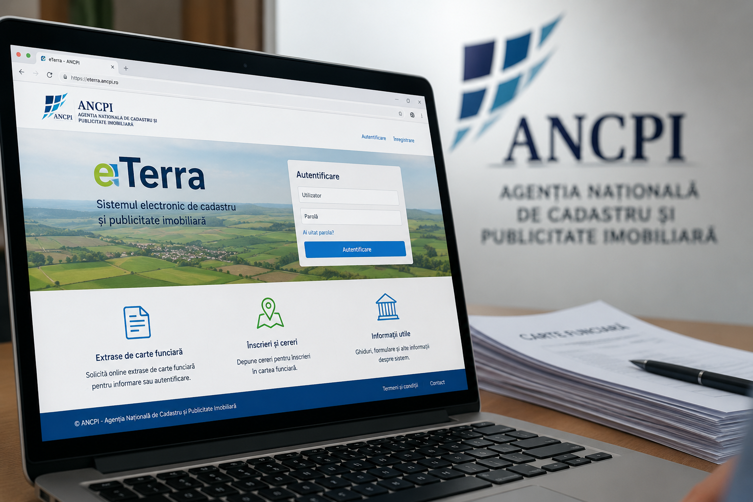 Aplicația e-Terra a devenit din nou funcțională