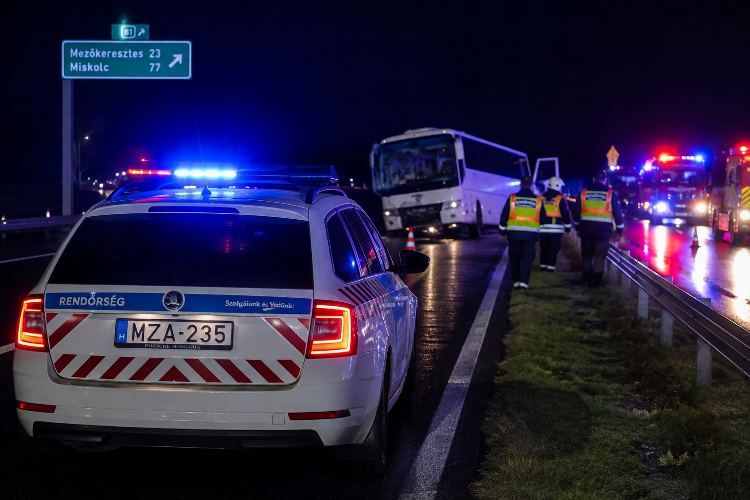 Un accident rutier grav a avut loc în noaptea de sâmbătă spre duminică în Ungaria