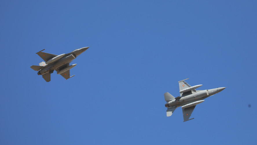 Alertă de dronă la Galați: Avioane F-16 și un elicopter militar