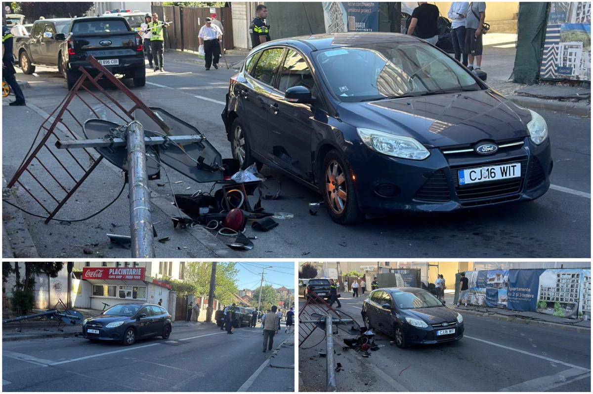 Un tânăr de 25 de ani a fost urmărit de polițiști pe mai multe străzi din Cluj-Napoca