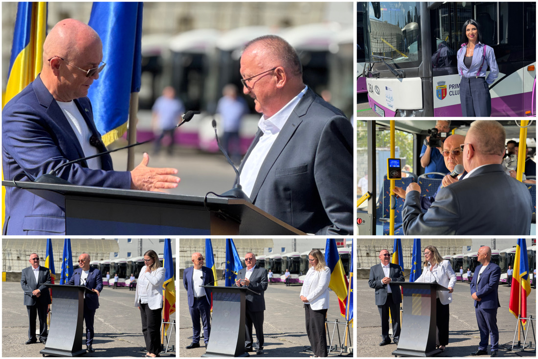 Cele 40 de autobuze electrice noi au fost puse în circulație marți