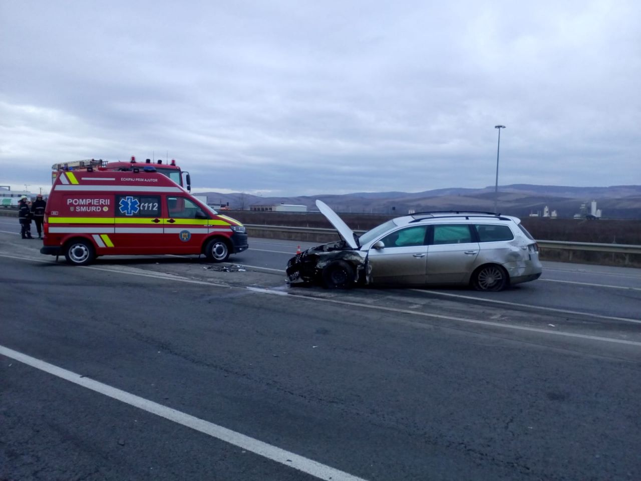 Un tânăr de 16 ani a ajuns la spital după un ACCIDENT petrecut pe A3