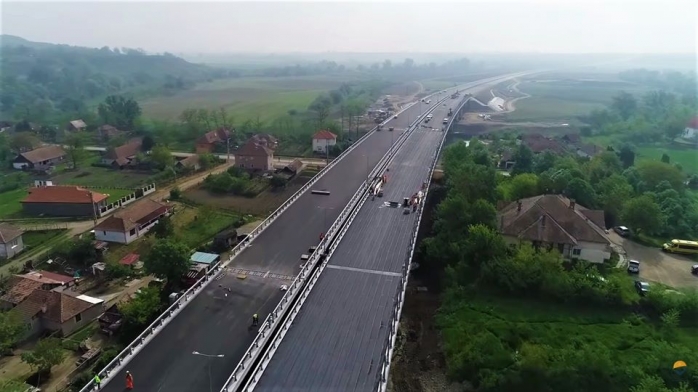 la Cluj. Autostrada Transilvania