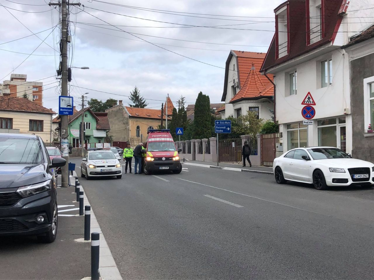 lovită pe trecerea de pietoni pe strada Traian Moșoiu