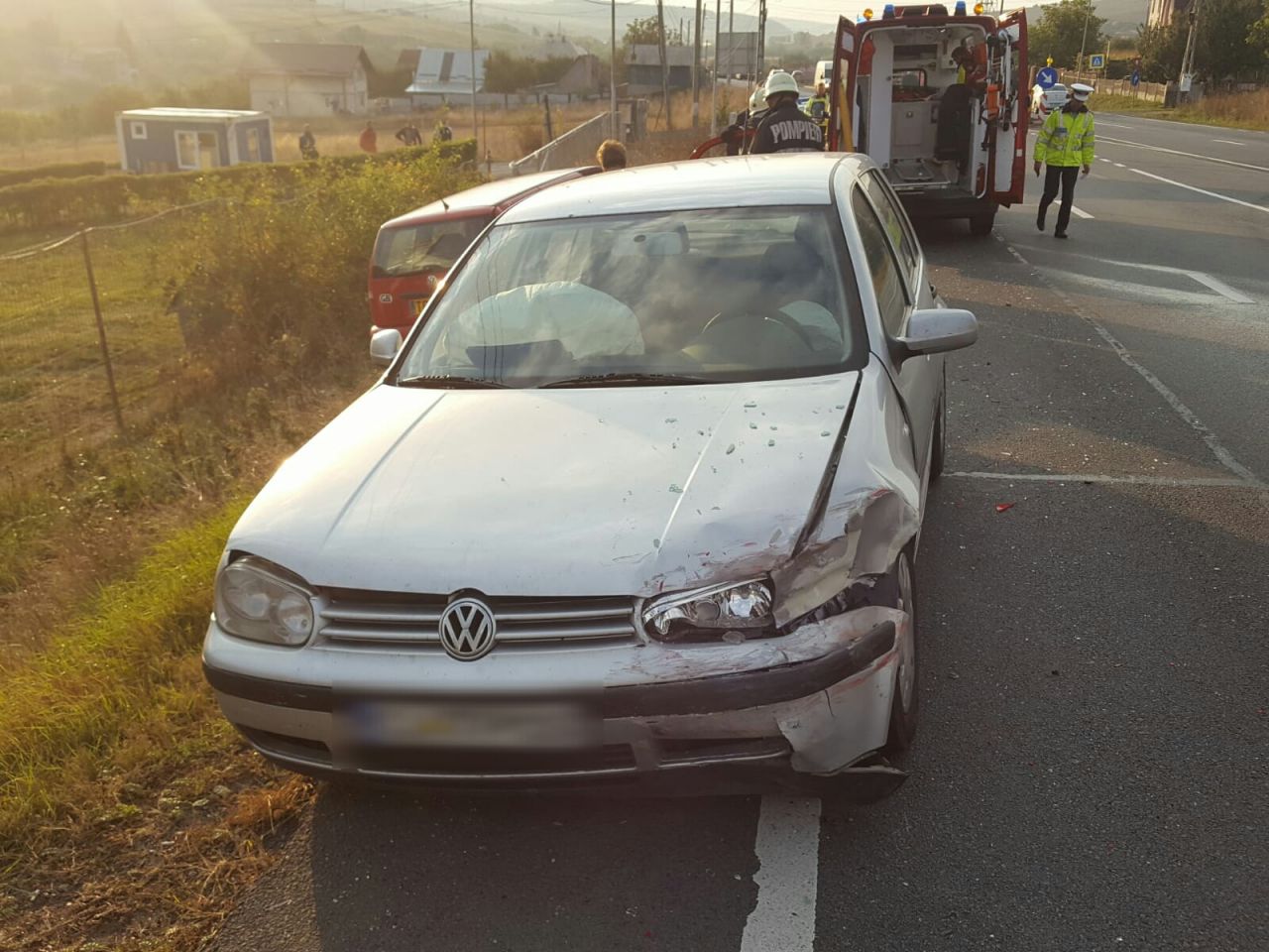 Accident matinal la Vâlcele