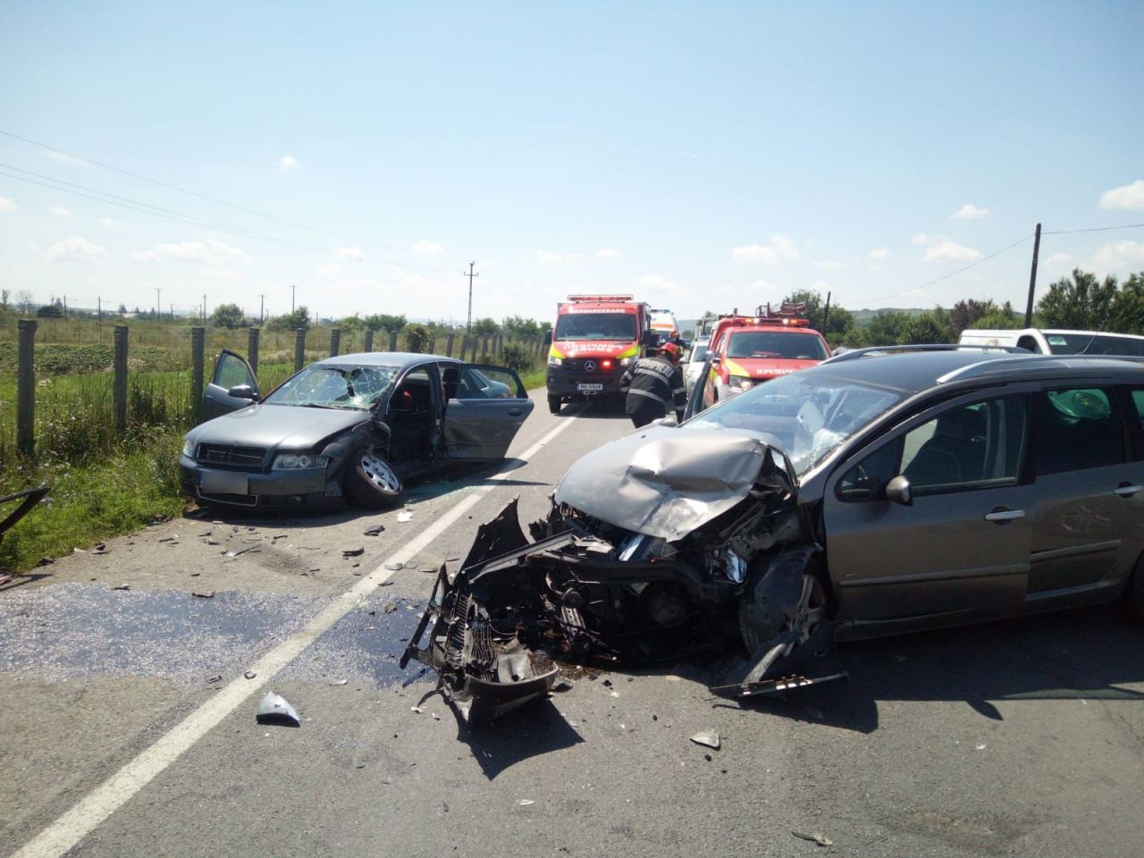 Accident în Bonțida! O tânără a fost rănită