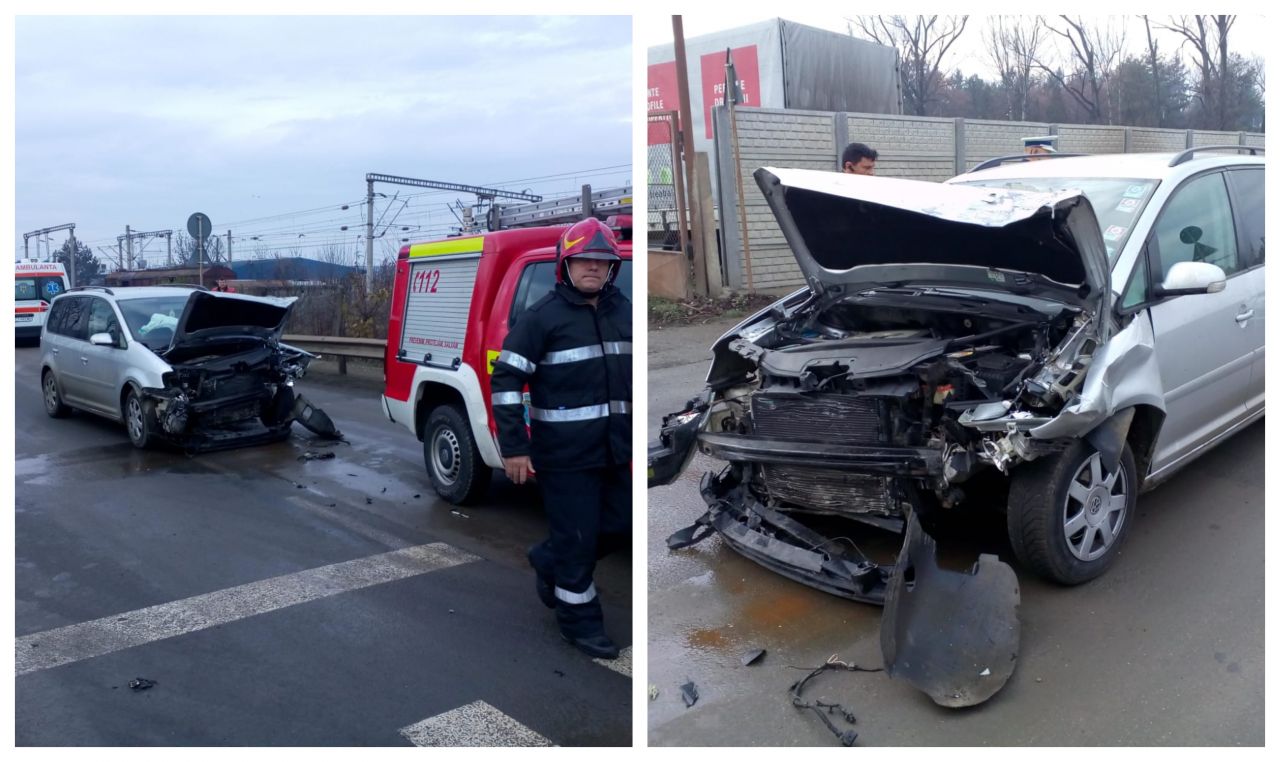 Accident pe strada Moș Ion Roată