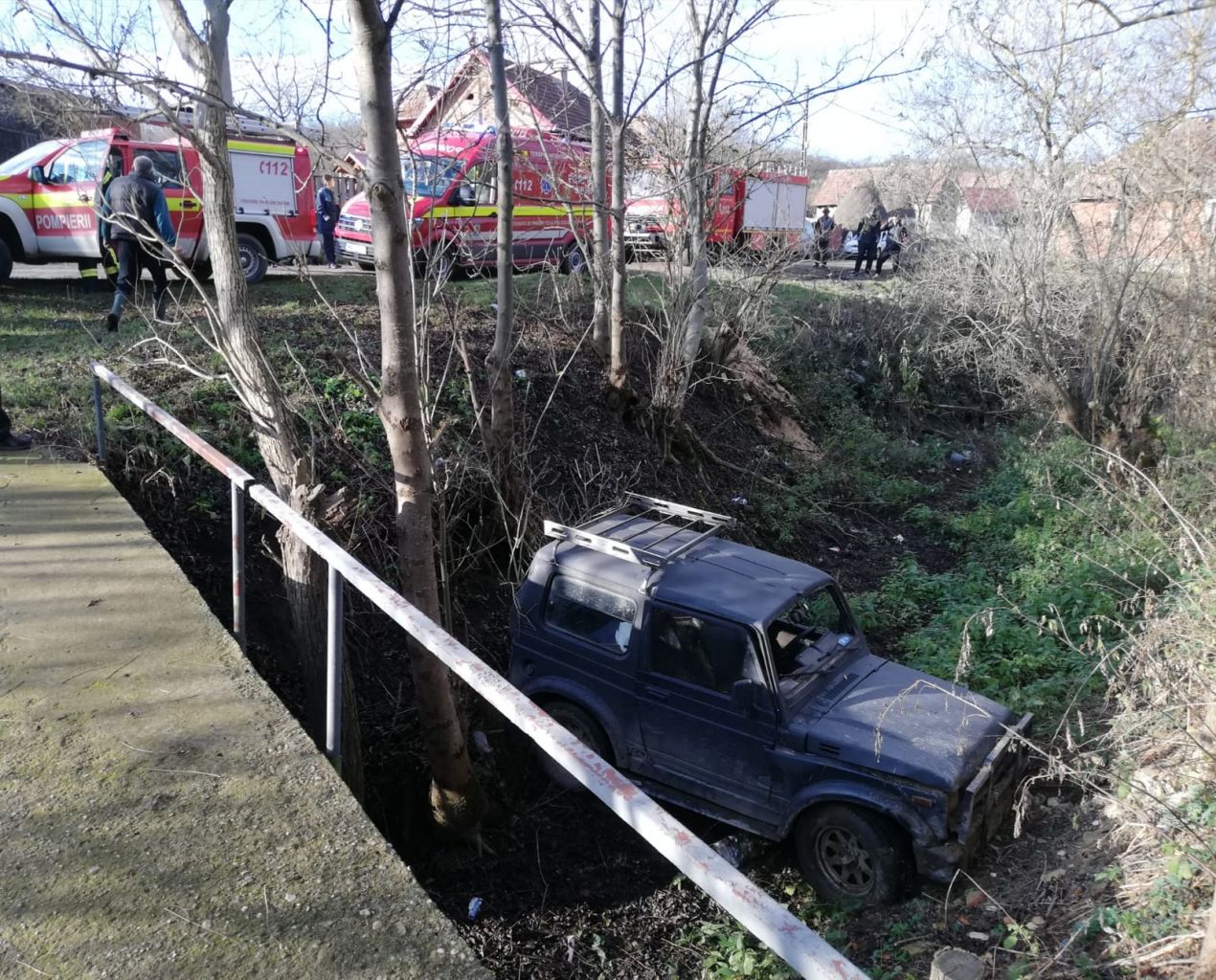 Accident „off-road” la Cristorel