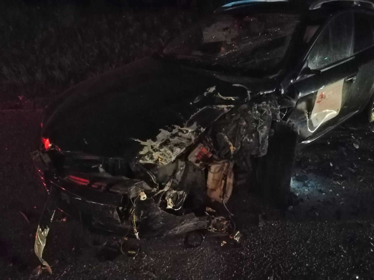 Accident noaptea trecută