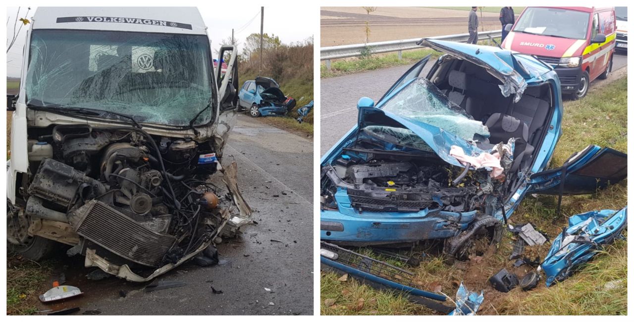 Accident TERIBIL la Plăiești! Mașini făcute praf