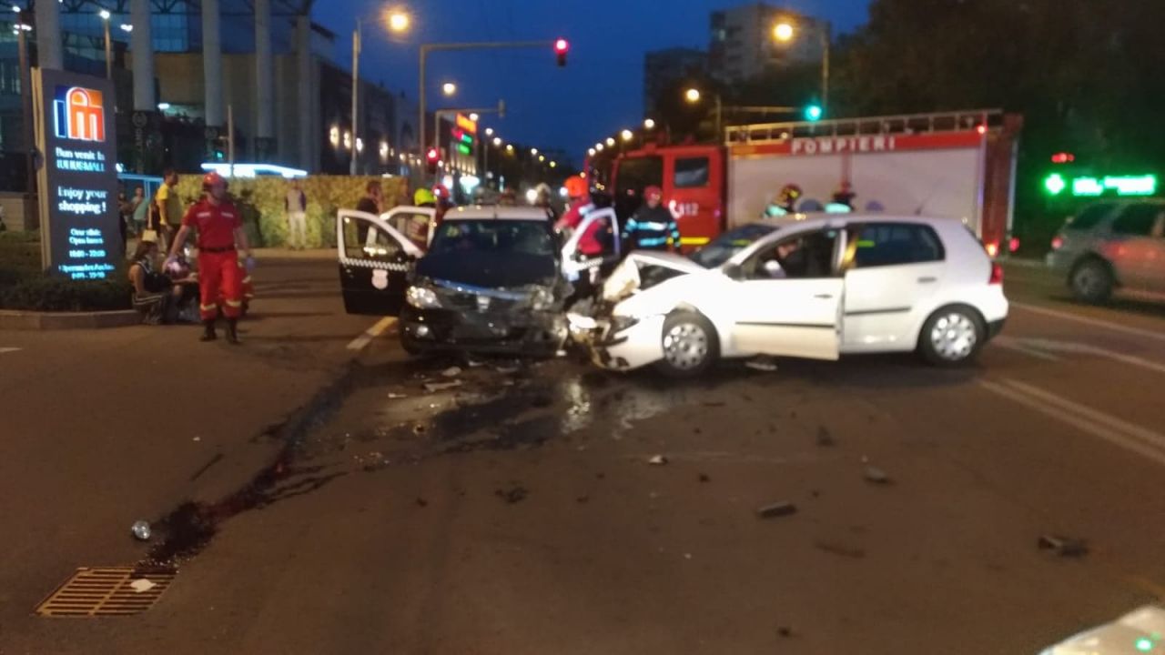 Accident cu trei răniți în Gheorgheni