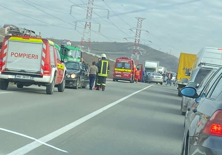 GRAV accident la ieșirea spre Apahida