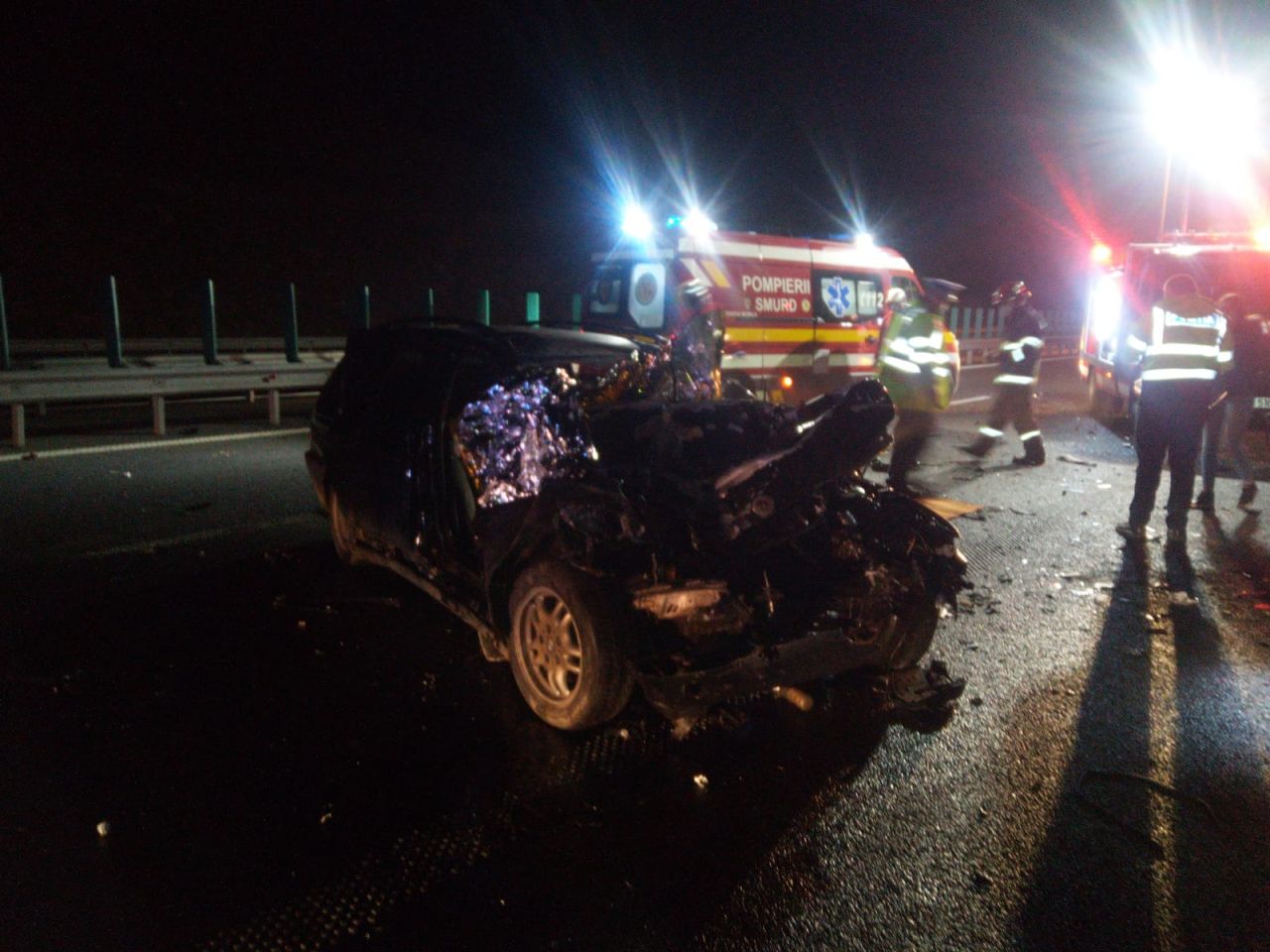 ieșirea către Nădășelu. Un tânăr de 20 se află în STARE CRITICĂ. FOTO/VIDEO