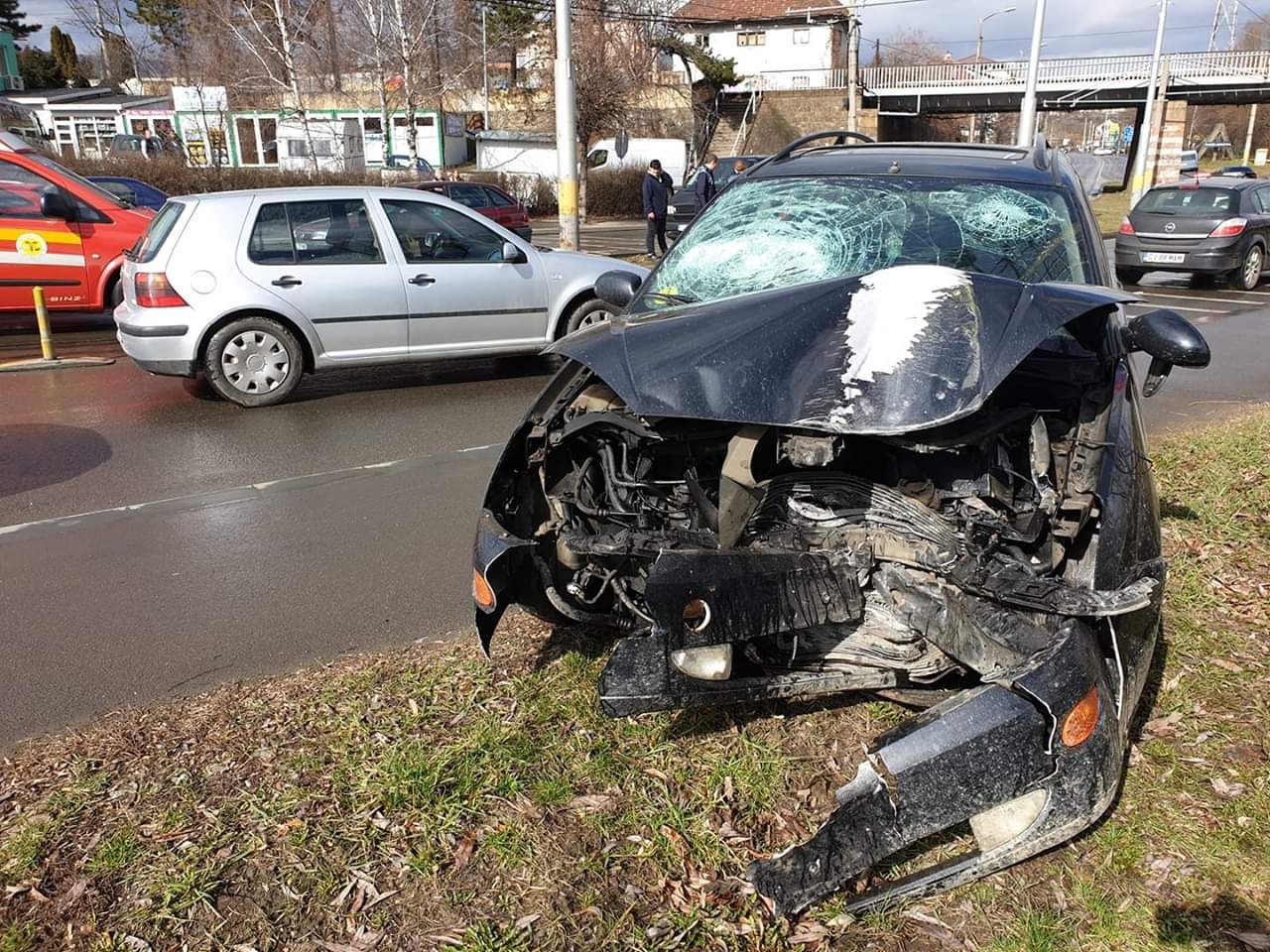 O femeie a ajuns la spital în urma unui accident pe strada Oașului