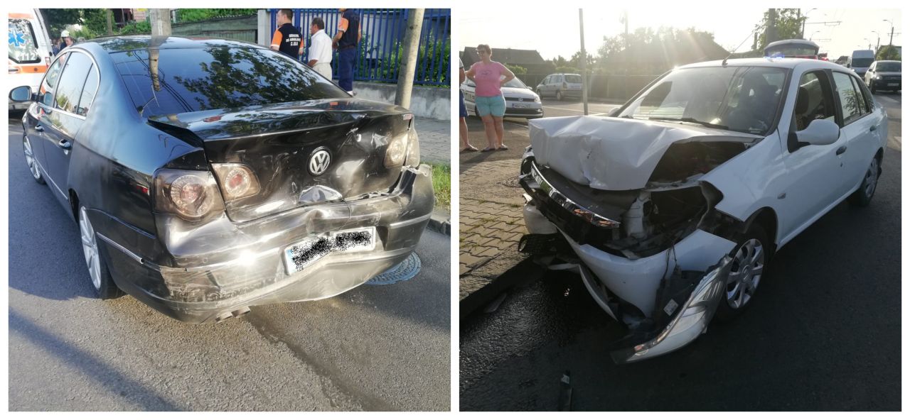 Graba strică treaba: accident cu două victime pe str. Vlad Țepeș