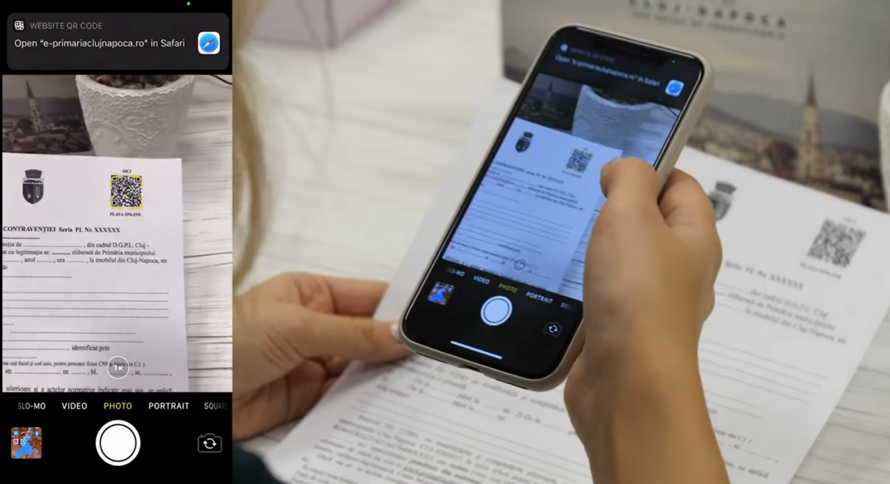 plătite online cu codul QR. Emil Boc: „Un nou pas pentru digitalizare” VIDEO