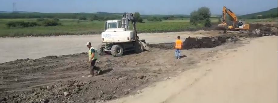 Cum arată Autostrada Transilvania pe șantierul nodului Iernut – VIDEO