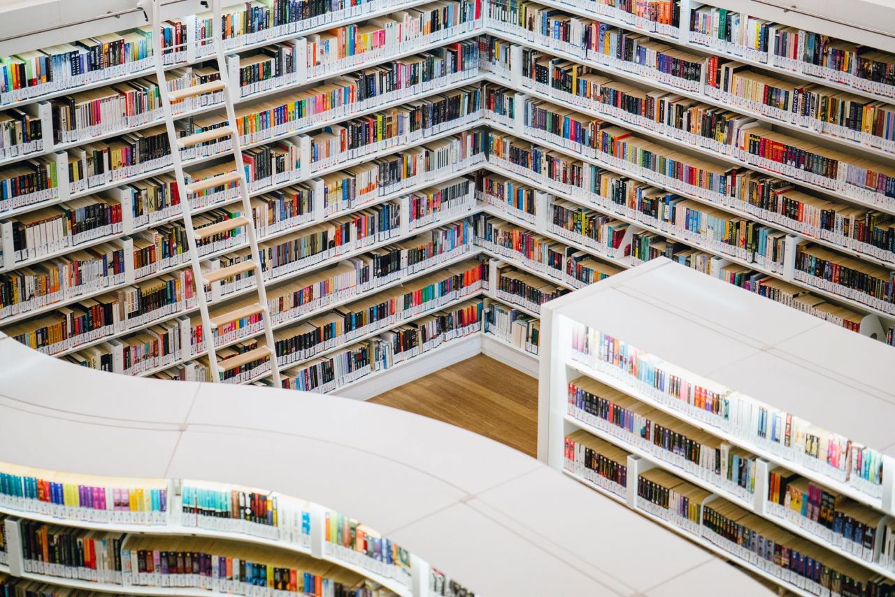 Biblioteca Florești / sursă foto: pexels.com