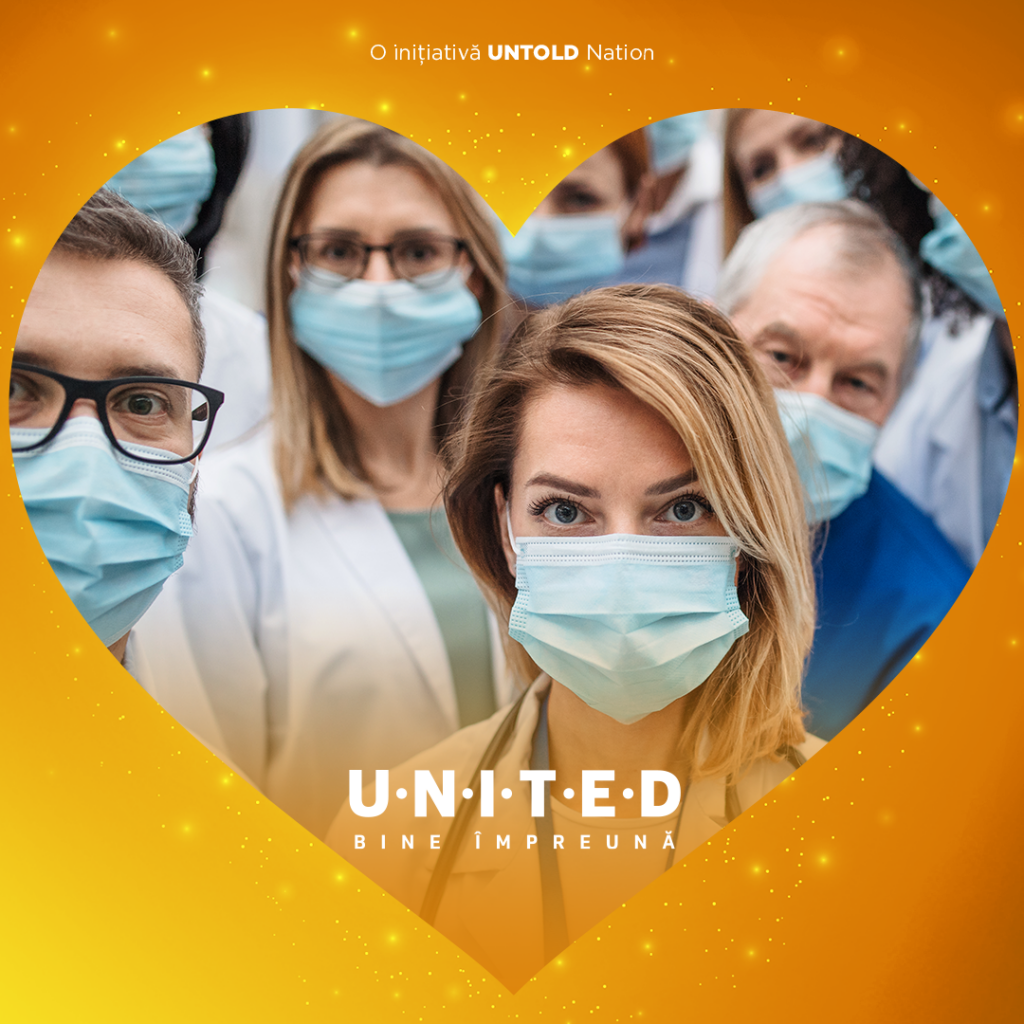 Untold se implică în lupta cu COVID-19. UNITED