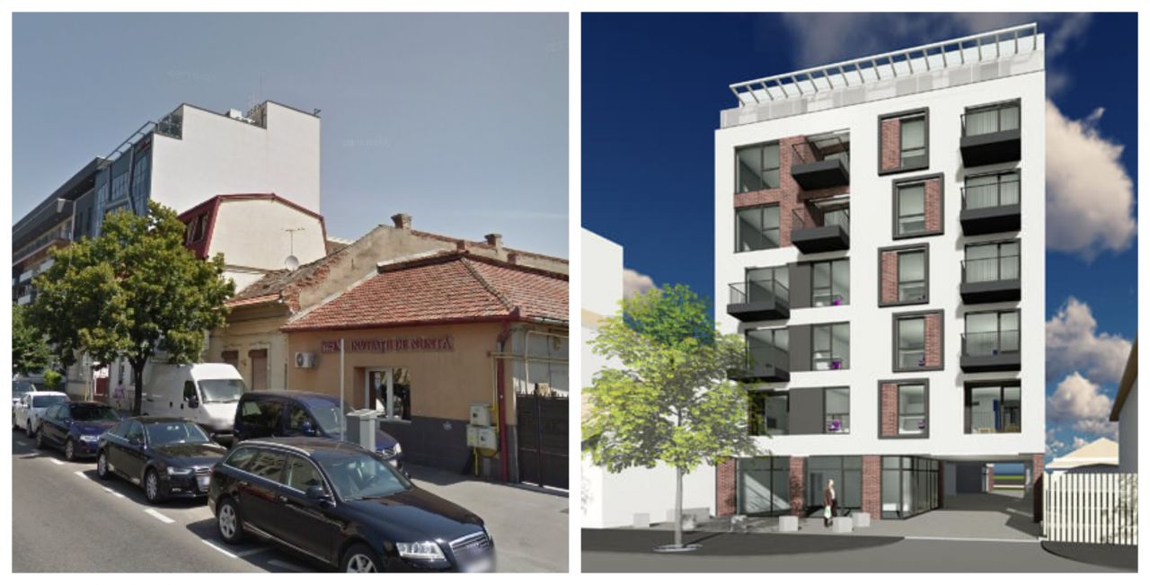 Un bloc de 5 etaje „răsare” pe strada Traian. Vecinii se plâng că le va umbri casele!