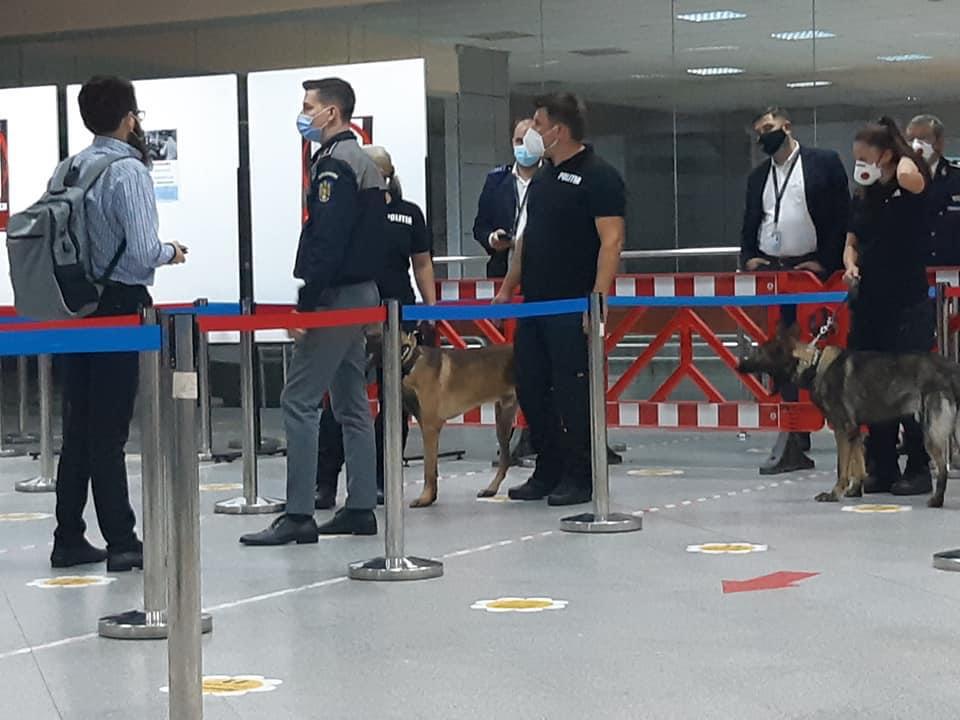 „în misiune” pe Aeroportul Cluj