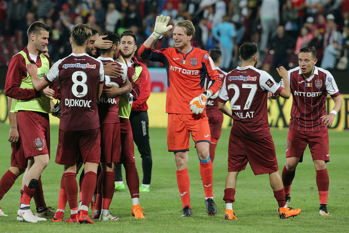 Jucătorii de la CFR Cluj