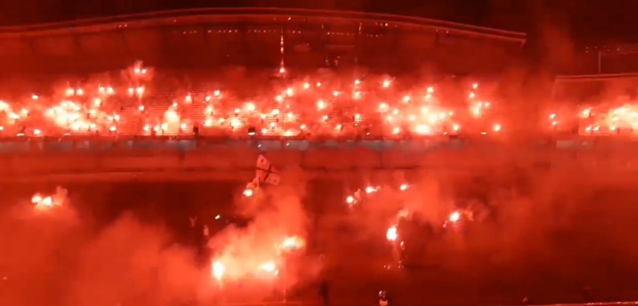 VIDEO Imagini FIERBINȚI pe Cluj Arena! Tribunele