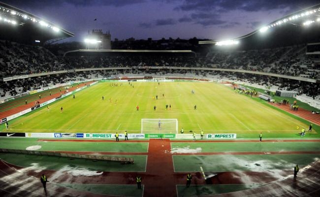 Incendiu pe Cluj Arena, în timpul meciului cu Spania