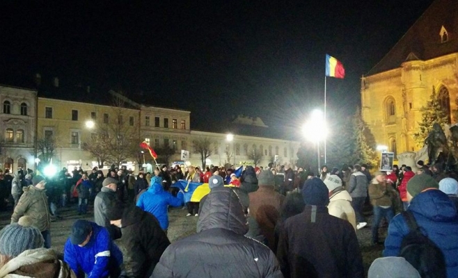 Clujenii au ie;it din nou în stradă