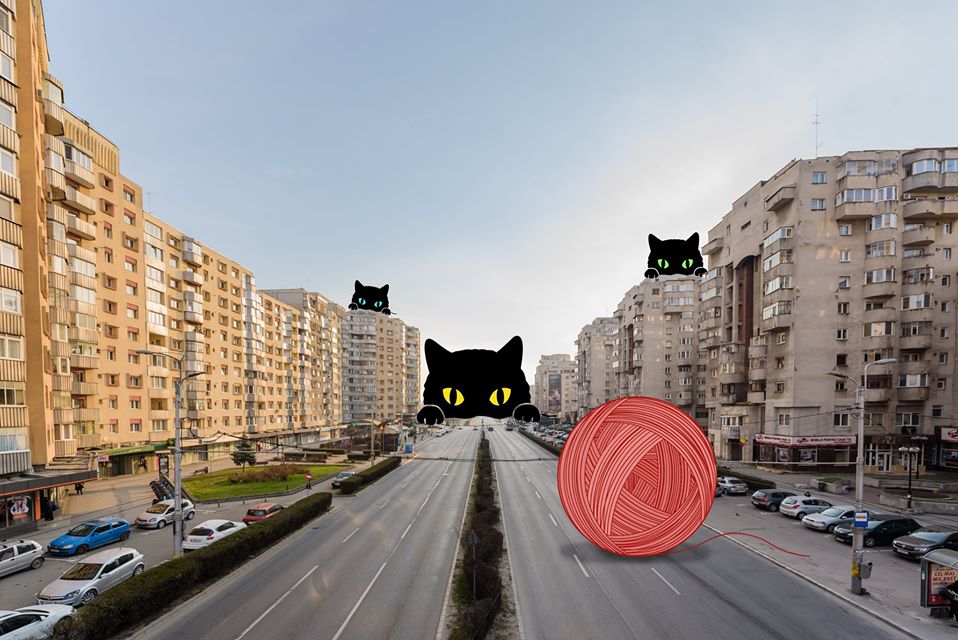 FABULOS! Clujenii au imaginație: „Nu avem străzile goale