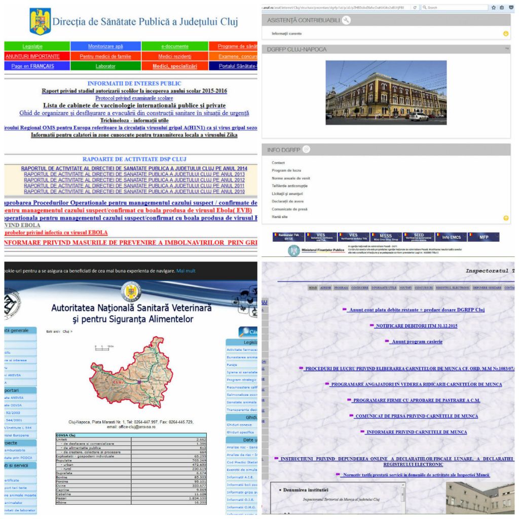 Varză à la Cluj - Cum arată site-urile instituţiilor de stat în era tehnologiei