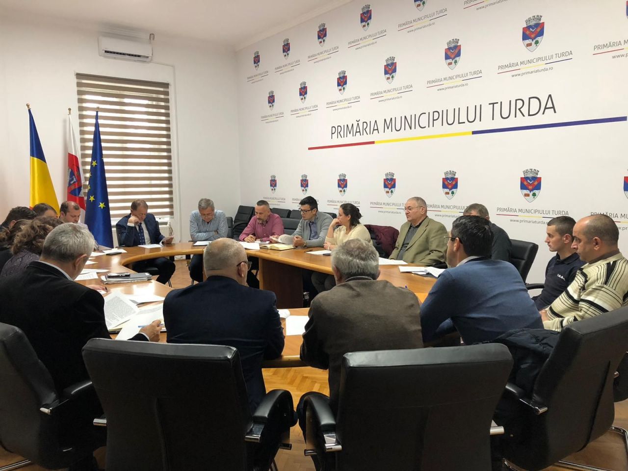 Comunicat de Presă – Comandament de Urgență la Primăria Municipiului Turda. Administrația locală, pregătită pentru sezonul de iarnă!