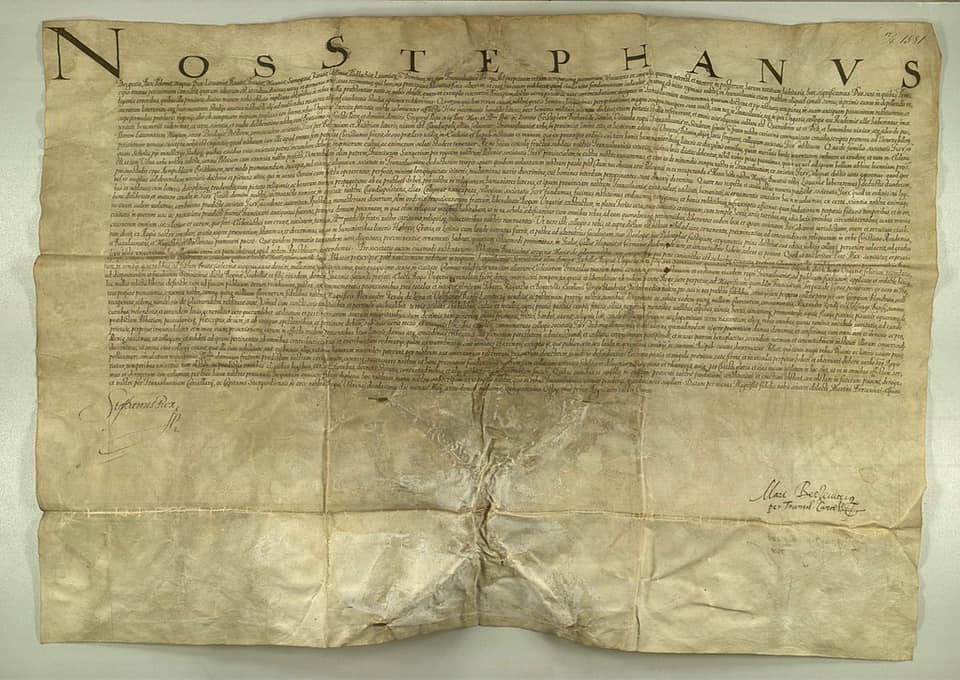 Document ISTORIC. Așa arată diploma de fondare a primei instituții de învățământ superior din Cluj!