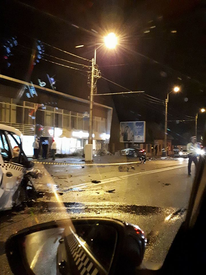 Accident pe strada Traian Vuia din Cluj-Napoca  Sursa foto Facebook Info Trafic Cluj
