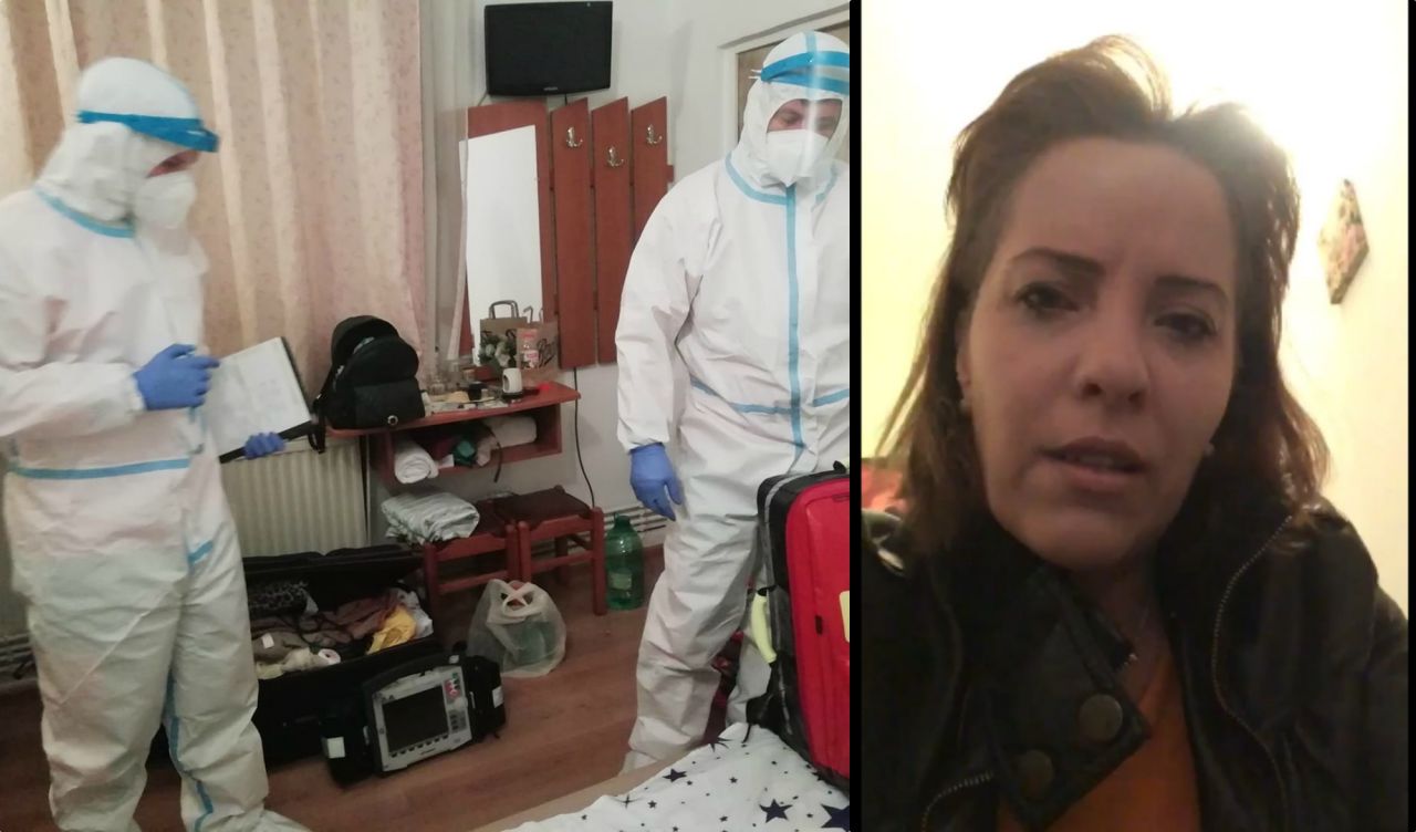 O tânără carantinată la o pensiune din Cluj