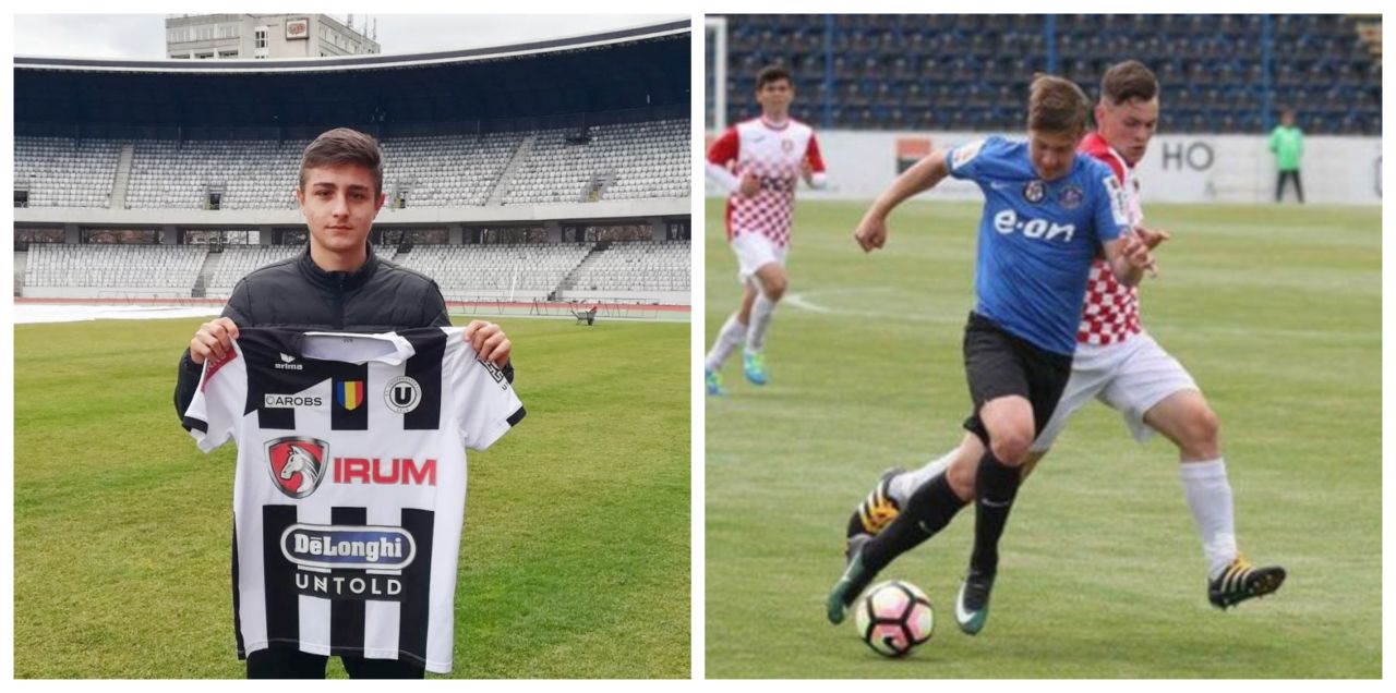 Doi tineri fotbaliști de la Universitatea Cluj