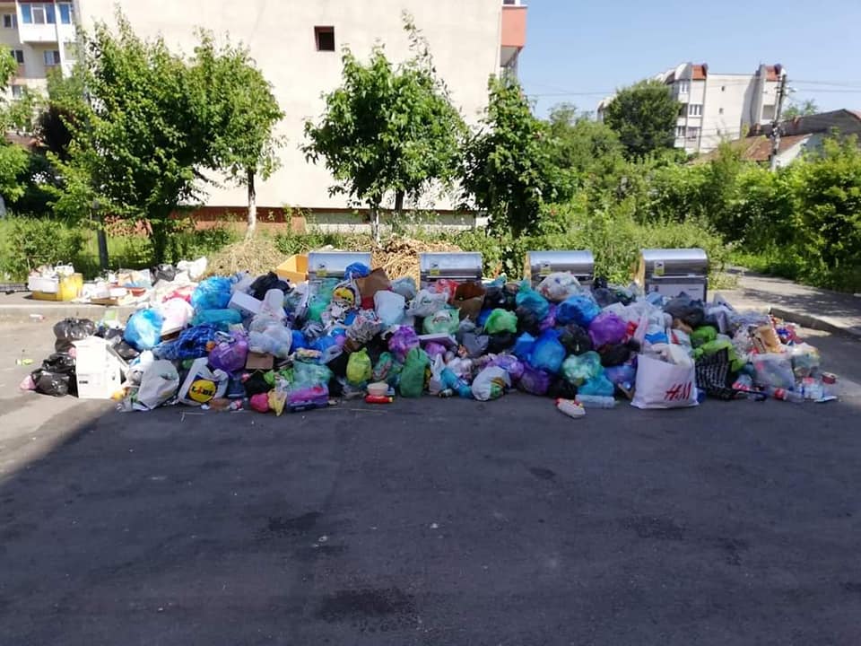 Gunoi neridicat cu zilele