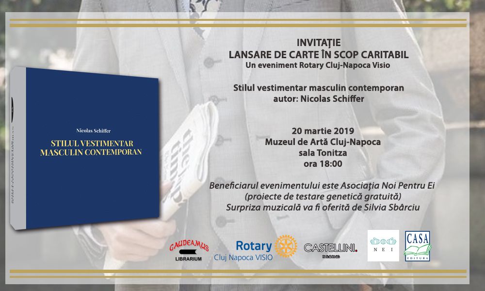 Lansare de carte în scop caritabil