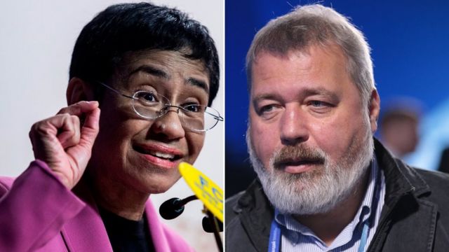 premiați cu Nobelul pentru Pace pentru că au luptat ca să protejeze libertatea de exprimare