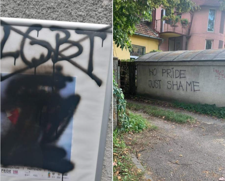 vandalizat după Mitingul pentru Familie. „Nu ne lăsăm intimidați”
