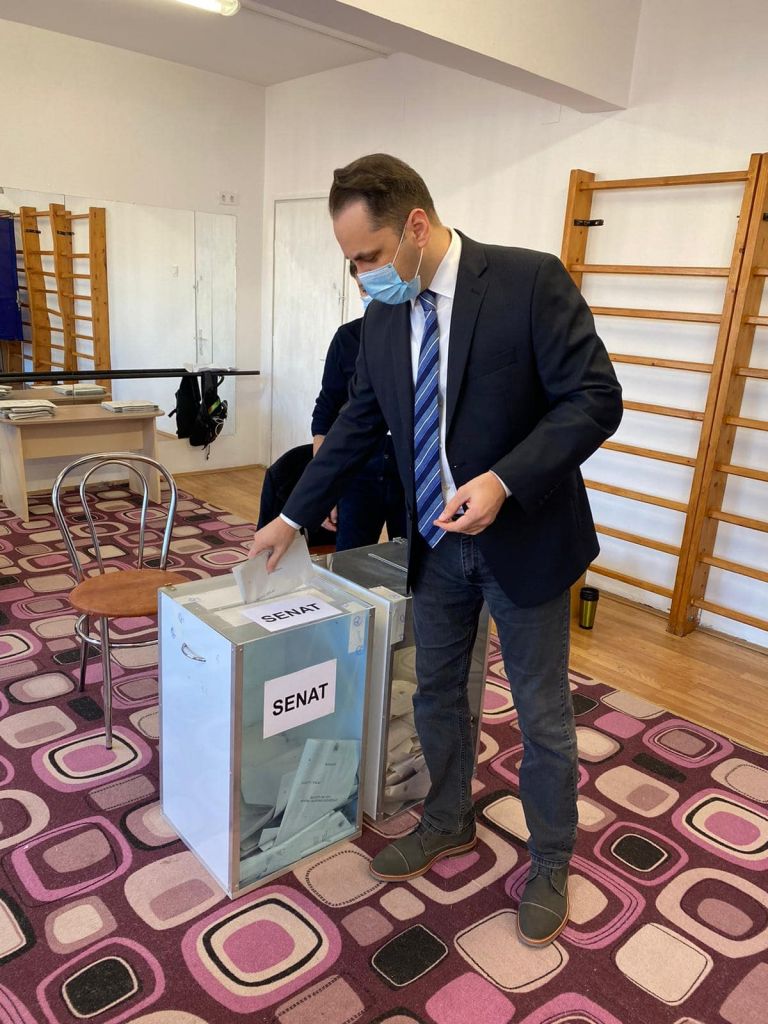 la vot: „Azi am votat cu un singur gând